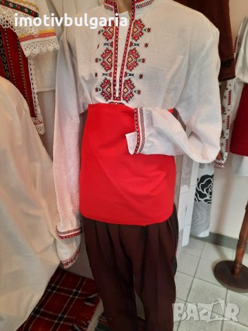 Мъжки червен пояс за народна носия в Колани в гр. Карлово - ID39015773 ...