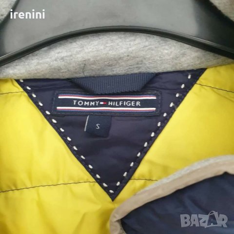 Страхотно дамско пухено яке TOMMY HILFIGER размер S , снимка 4 - Якета - 34144662