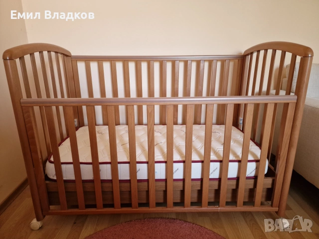 Чудесна италианска кошарка с луксозен нов матрак, снимка 3 - Кошарки - 53369184