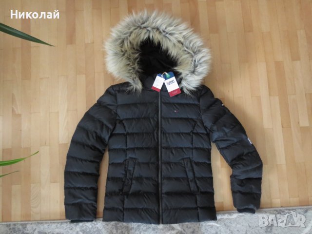 Tommy Hilfiger Womens Hooded пух яке късо, снимка 1 - Якета - 39086712