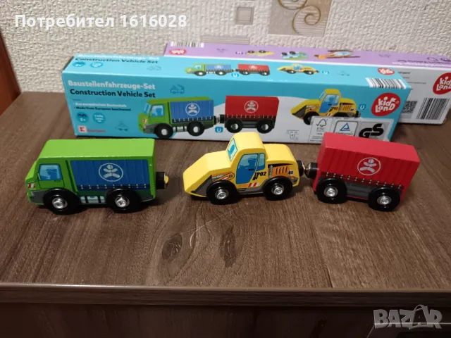 Дървени Домино,Превозни средства,Строителни машини., снимка 3 - Образователни игри - 48482672