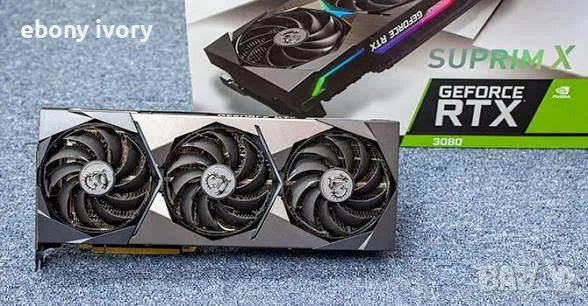 Suprime GeForce GPU Видео карта RTX 3080, снимка 4 - Видеокарти - 55935417