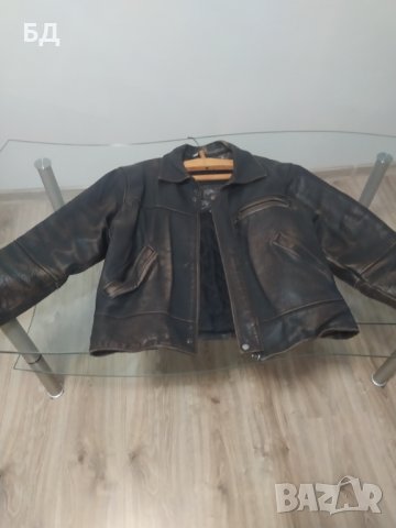 Продавам мъжко кожено яке , снимка 2 - Якета - 42057359