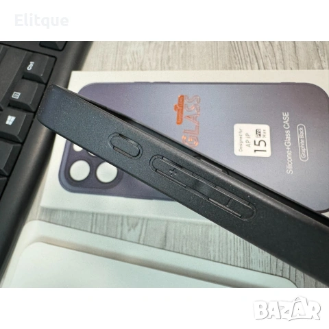 Кейс Със Стъклен Гръб за 15 PRO MAX, снимка 8 - Калъфи, кейсове - 53099970