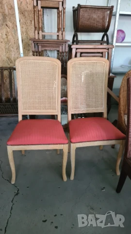 ратанов столстил Луии с дамаска, снимка 3 - Столове - 50700284