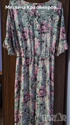 Пъстра рокля, снимка 7 - Рокли - 47410003