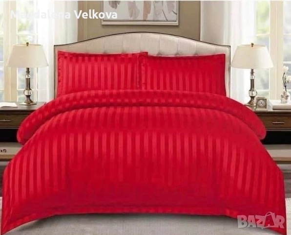 Спални комплекти от памучен сатен , снимка 6 - Спално бельо - 52800378