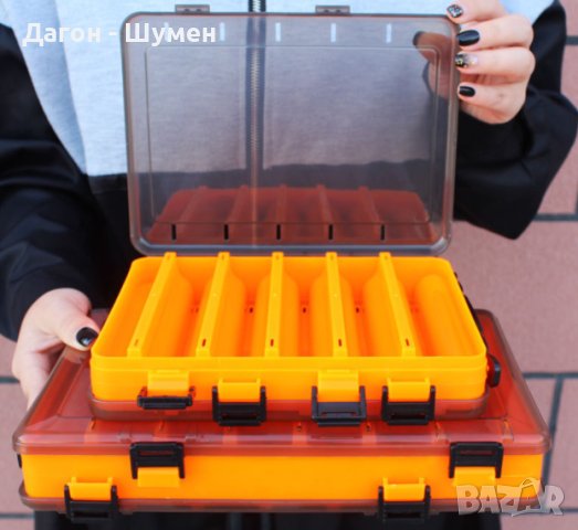 Двустранни кутии за изкуствени примамки - големи - 12 лв., средни - 10 лв.