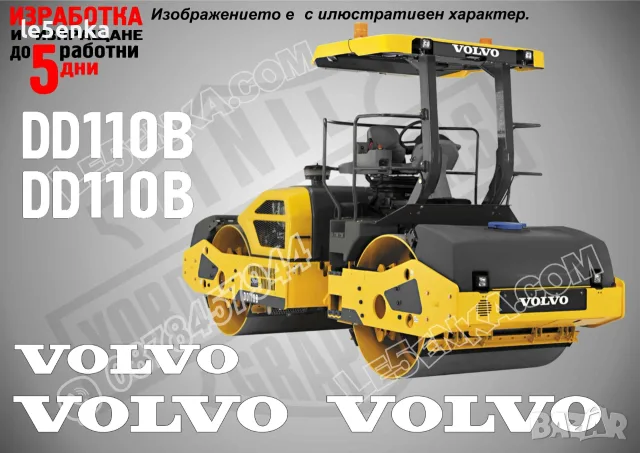 VOLVO строителна техника и механизация стикери, снимка 2 - Резервни части за машини - 39354870