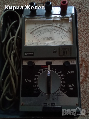 Мултицет GOERZ ELEKTRO стар рядък модел уникат за КОЛЕКЦИОНЕРИ 51665