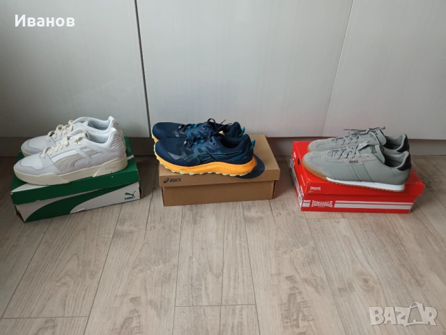 Продавам Puma, ASICS и Lonsdale нови маратонки от Англия, снимка 6 - Маратонки - 52712114