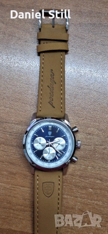 POEDAGAR Високо качество Мъжки Луксозен Хронограф Светещ Циферблат, снимка 11 - Мъжки - 49886788