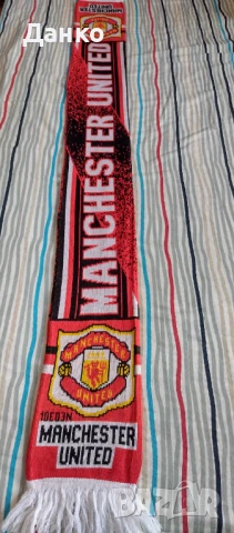 Manchester United / Манчестър Юнайтед аксесоари (шапка, шал, лента), снимка 7 - Фен артикули - 50699498