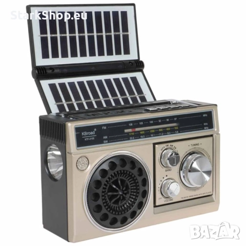 Соларно радио KBroad KTF-2155, снимка 3 - Радиокасетофони, транзистори - 52913482