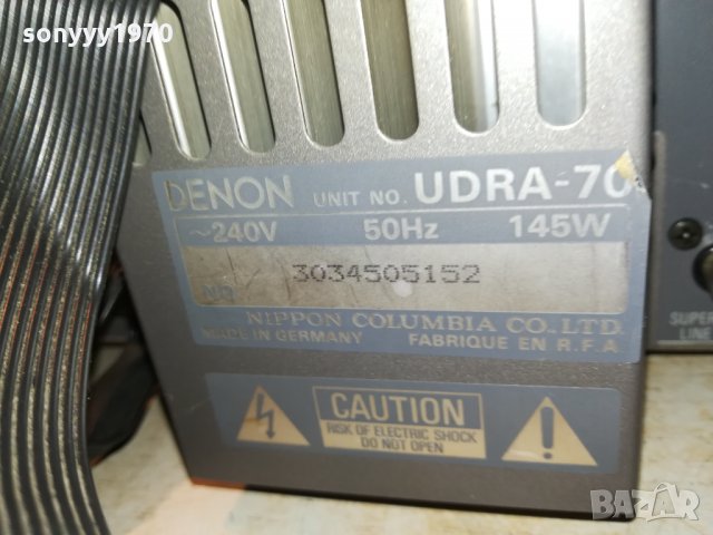 denon receiver+denon cd-made in germany-внос uk 0602222030, снимка 16 - Ресийвъри, усилватели, смесителни пултове - 35695283