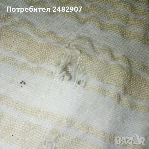 Ленен чаршаф с дантела, снимка 6 - Спално бельо - 52225394