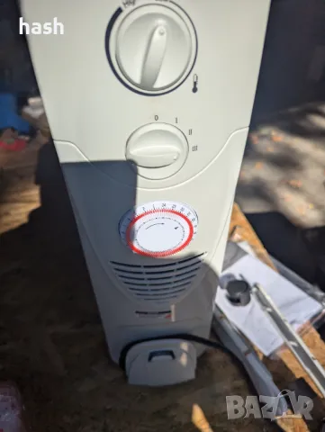 Маслен радиатор 2500W, с транспортен дефект, снимка 5 - Радиатори - 48203521