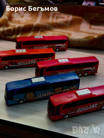 Лот автобуси на футболни отбори, снимка 3 - Фен артикули - 49316228