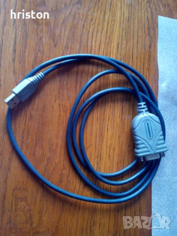 Продавам кабел-преходник USB към сериен порт, снимка 2 - Кабели и адаптери - 39930899