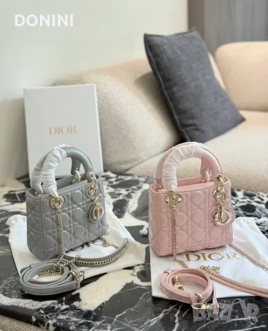 Christian Dior Дамска чанта, кожа, снимка 7 - Чанти - 56339830