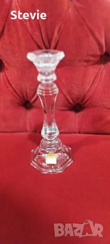 Немски кристален свещник, снимка 3 - Декорация за дома - 48037199