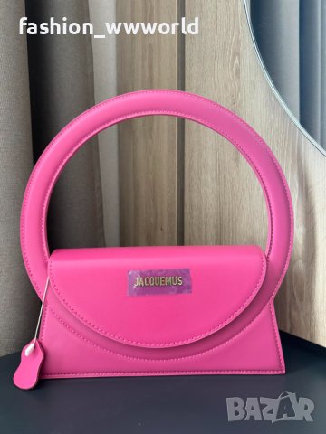 Розова чанта Jaquemus реплика, снимка 1 - Чанти - 41886931