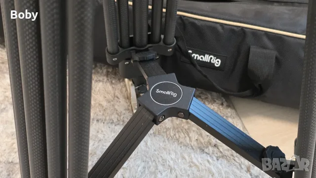 Професионален карбонов видео статив Smallrig FreeBlazer Heavy-Duty Carbon Tripod Kit AD-100, снимка 3 - Чанти, стативи, аксесоари - 55815026