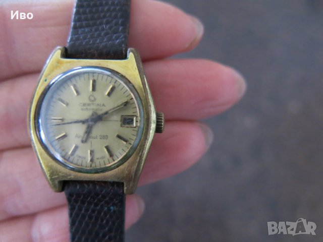 Дамски самонавиващ се ретро часовник Certina Argonaut 280, Automatic, снимка 7 - Дамски - 44326689