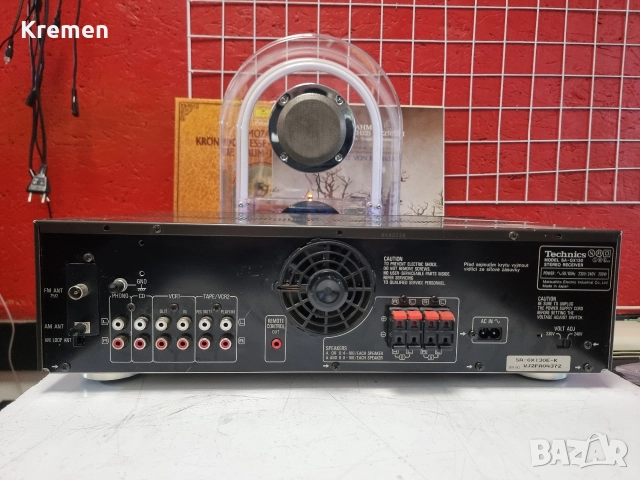 Усилвател TECHNICS SA GX130, снимка 5 - Ресийвъри, усилватели, смесителни пултове - 52638123