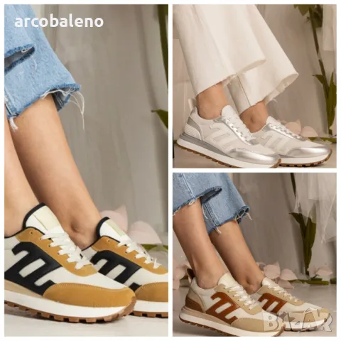 Дамски спортни кецове Marena, 3цвята 