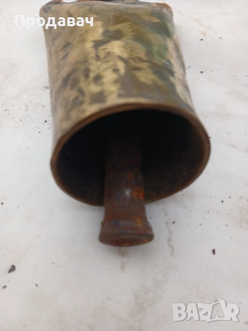 Самоделен бронзов звънец, снимка 3 - Антикварни и старинни предмети - 53402514