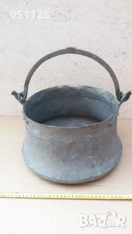 масивен кован бакър, казан мед , снимка 2 - Антикварни и старинни предмети - 47620409