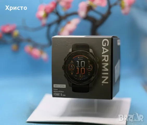 НОВ!!! Garmin Fenix 8 Sapphire AMOLED 51mm, Gray DLC / Black – Premium Multisport GPS Watch, снимка 3 - Смарт часовници - 56038430