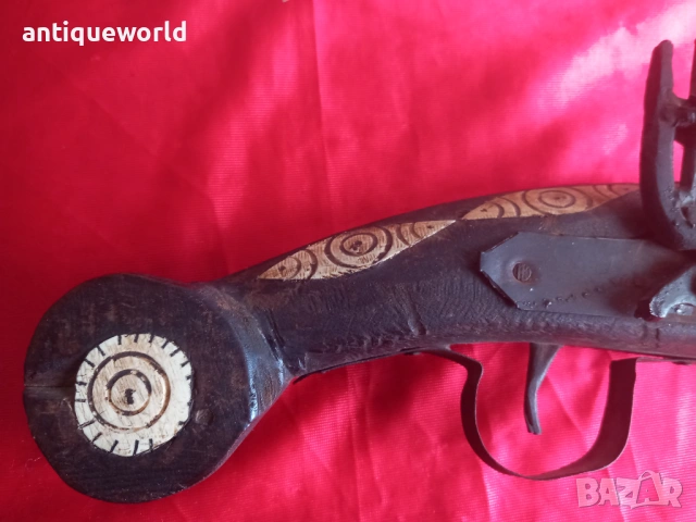 Стар Османски Пищов, Кремаклия, Пистолет Северна Африка, снимка 3 - Антикварни и старинни предмети - 53481538