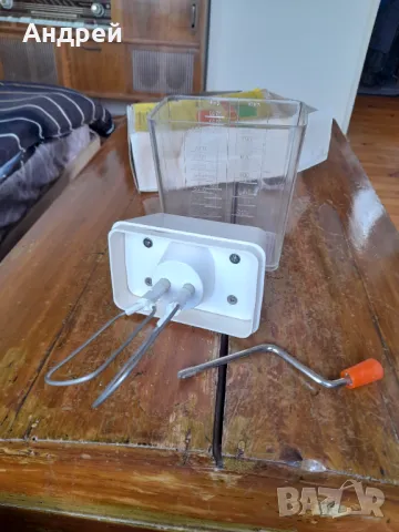 Стара ръчна разбивалка,ръчен миксер, снимка 5 - Антикварни и старинни предмети - 49993406