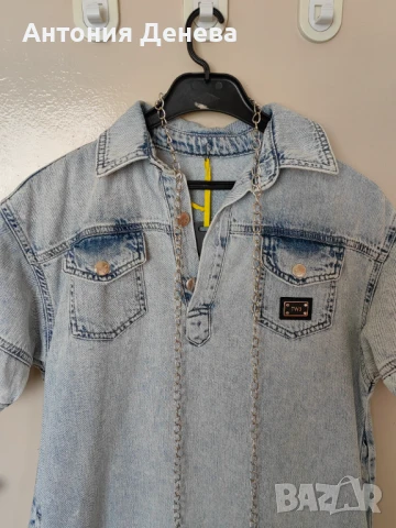 Страхотна дънкова рокля на TV3, снимка 8 - Рокли - 50765436