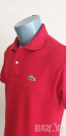 Lacoste Classic Fit Pique Cotton Regular Fit Mens Size 3 - S ОРИГИНАЛ! Мъжка Тениска!, снимка 9 - Тениски - 40548937