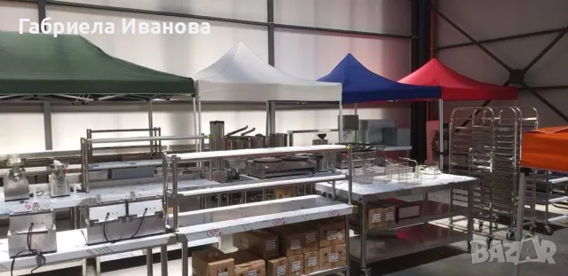 Работни маси, плотове, рафтове и надстройки от неръждаема стомана! Чисто нови! Топ Цени и качество!, снимка 6 - Обзавеждане на кухня - 49093693