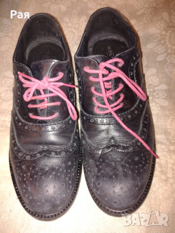 Дамски кожени обувки в черно Soldini, снимка 2 - Дамски ежедневни обувки - 41559026