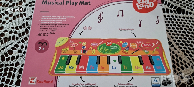 Музикална и танцова постелка/музикално килимче, снимка 2 - Музикални играчки - 52836654