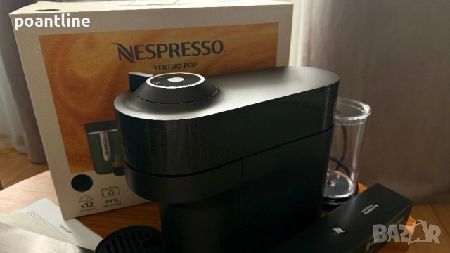 + гаранция Кафемашина с капсули Nespresso Vertuo Pop + подарък кафе капсули, снимка 5 - Кафемашини - 53519098