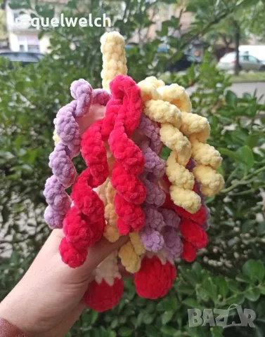 Ръчно Изплетен Еднорог "Амигуруми", снимка 3 - Плюшени играчки - 47463492