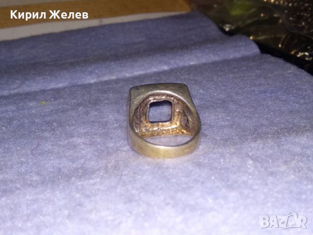 СРЕБЪРЕН ВИНТИДЖ ПРЪСТЕН СРЕБРО 925 РЪЧНА МАЙСТОРСКА АЖУРНА АРТ ИЗРАБОТКА 33153, снимка 8 - Пръстени - 39547601