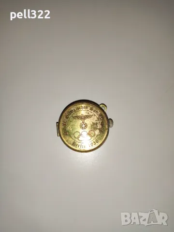 Нацистки кутийки за компас или ръчен часовник, месинг ВСВ, снимка 4 - Антикварни и старинни предмети - 48559610