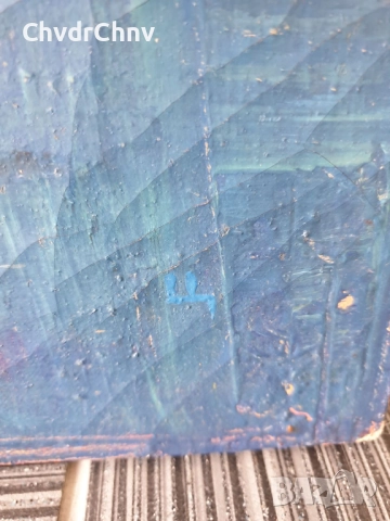 Цвятко Цветков 80см/голяма абстрактна българска картина масло върху платно/ексресионизъм, снимка 8 - Картини - 51454094