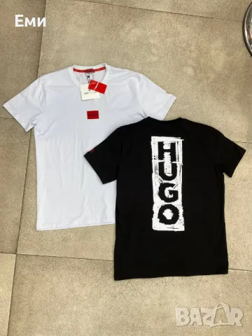 Мъжки луксозни тениски HUGO BOSS Dsquared2 Burberry Moschino Nike , снимка 2 - Тениски - 50158565