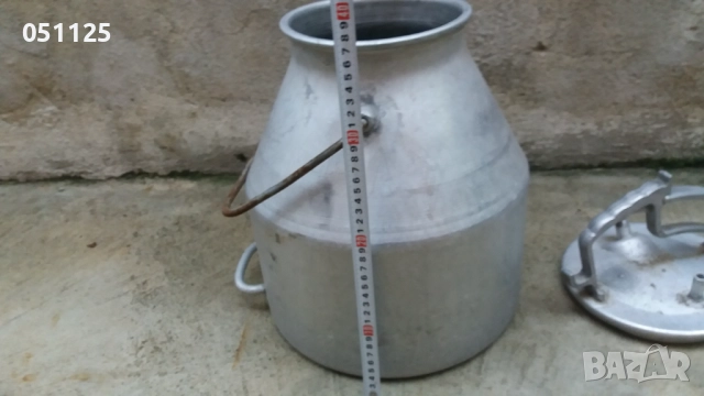 алуминиев гюм за мляко с капак - 20 литра , снимка 7 - Други - 52373228