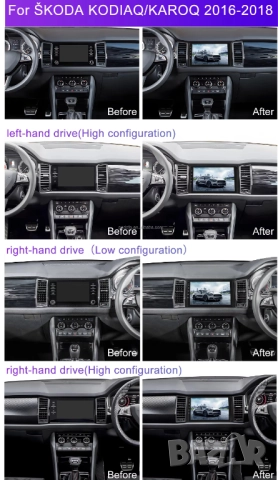 Мултимедия за Skoda Kodiaq, Karoq, 2016-2018, Android, навигация, плеър, Андроид 2DIN, Шкода Кодиак, снимка 2 - Аксесоари и консумативи - 51612354