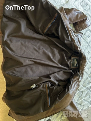 Мъжко кожено яке - естествена кожа М, снимка 2 - Якета - 51761506