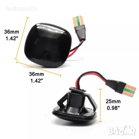 LED светлини за мигачи с динамична Skoda Fabia, Octavia Mk1, Mk2, мигач бягащ , снимка 2 - Части - 40866935